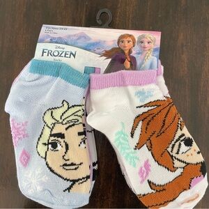 NEW Disney Frozen Youth Socks 6 Pair, Fits Sizes 2T-4T